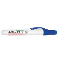 Marker w/b artline clix retract bullet blue bx 12