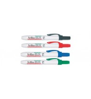 Marker w/b artline clix retract chisel wlt4