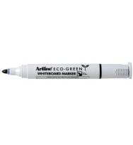 Marker w/b artline 527 eco green bullet black bx 12