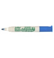Marker w/b artline 529 eco-green chisel blue bx 12