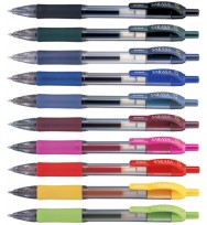 Pen zebra rb sarasa gel retract med red bx 12