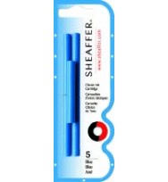 Ink cartridge sheaffer skrip blue h/sell pk5