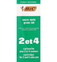 Pen refill bic bp 4 col green