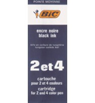 Pen refill bic bp 4 col black