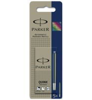 Ink cartridge parker blue/black h/sell pkt 5