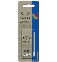 Ink cartridge parker perm blue h/sell pk 5
