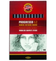 Pencil graphite progresso hb pk 12