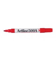 Marker w/b artline 500a bullet red bx 12