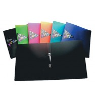 Binder colby a4 2r 25mm pop p-81a t/lucent lime