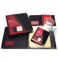 Business card binder waterville a5 black 240 cap w84-240