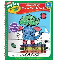 Colouring set crayola my first mix and match colouring book and crayons