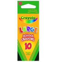 Crayons crayola school large 10's