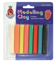 Clay modelling sovereign stick asst pk8