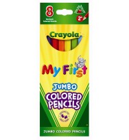 Pencil coloured crayola my first jumbo hexagonal 8's