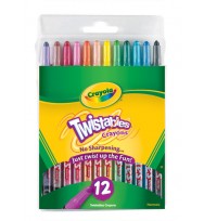 Crayons crayola twistable pk12