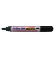 Marker artline 170 bullet black bx 12