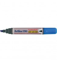 Marker artline 190 chisel blue bx 12