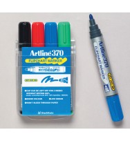 Marker artline 370 flipchart 4 asst cols bx12