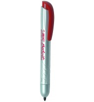 Marker bic perm retract fine mark it red bx 12