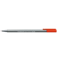 Pen staedtler ft triplus fineliner red bx 10