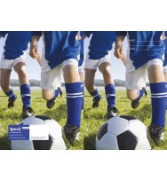 Book jacket spencil a4 soccer-pack of 6