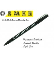 Pen osmer calligraphy 6000 3.0mm black bx 12