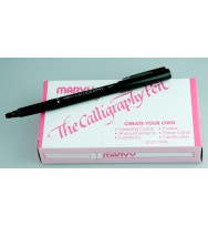Pen marvy calligraphy 6000 5.0mm black bx 12