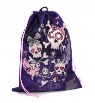 Bag drawstring spencil bow skulls