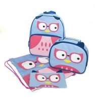Backpack set spencil oddball owl