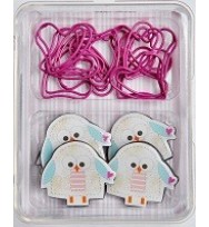 Paperclip and magnet set spencil clarence & pip
