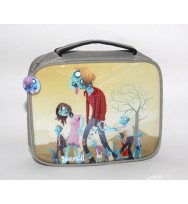 Lunch box soft canvas spencil 25x20x8cm walking dead