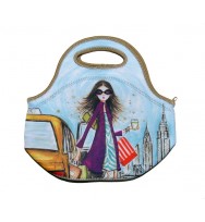 Lunch bag neoprene spencil 29x28cm new york