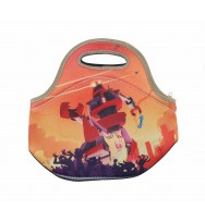 Lunch bag neoprene spencil 29x28cm stomp design