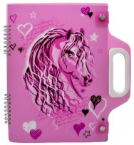 Carry pad a4 spencil pink horse