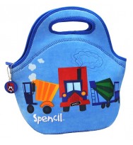 Lunch bag neoprene spencil 29x28cm trucks