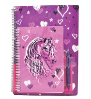 Stationery gift pack spencil pink horse