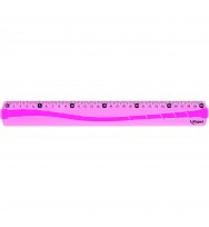 Ruler maped flexible flat 244030 30cm