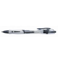 Pen p/mate rb gel rtii retractable 0.7 black bx 12