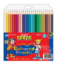 Pencil coloured texta pk24