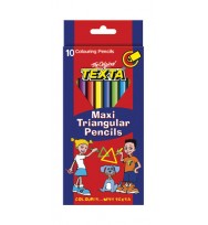 Pencil coloured texta maxi pk10