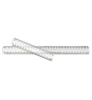Ruler sovereign 30cm clear plastic school