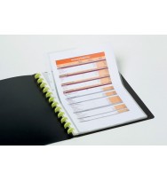 Display book marbig a4 kwik zip 20p