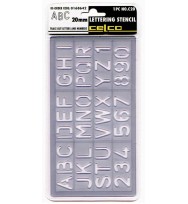 Stencil celco c20 lettering 20mm