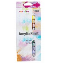 Paint artvibe acrylic colours 12 tubes x 12ml