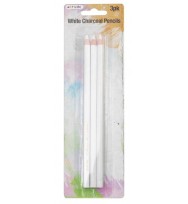 Pencils artvibe charcoal white pack 3