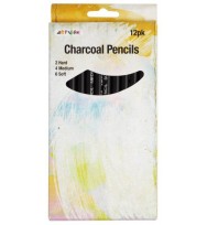 Pencils artvibe charcoal pack 12