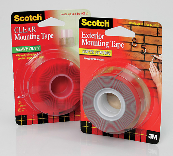Tape mounting scotch 4011 25.4mmx1.51m h/duty exterior