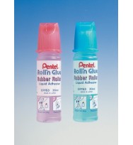 Glue pentel roll on pink bx 12
