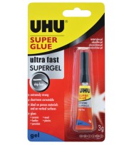 Glue uhu super glue gel bx 12