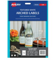 Label avery events & branding l7141 arched 4 up 89x120.7mm  pk 10
